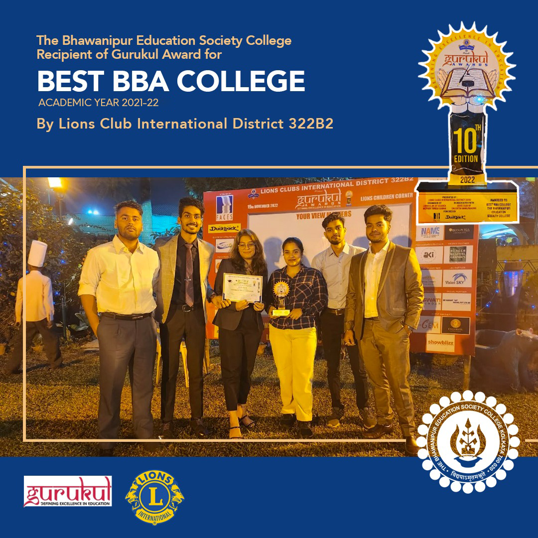 Gurukul Awards for best BBA college 2022