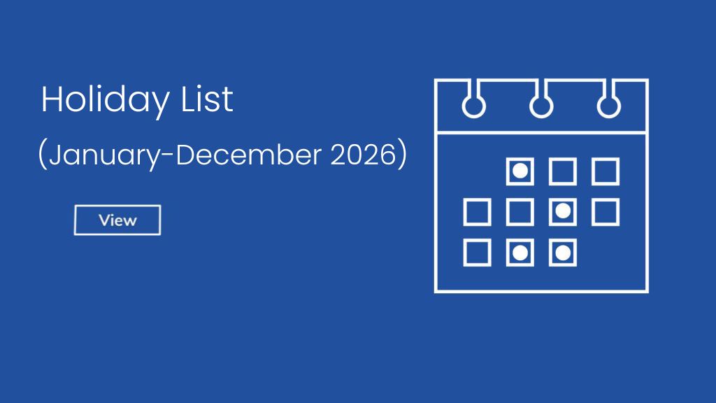 Holiday list 2026