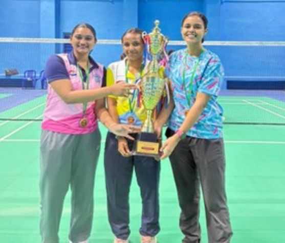 BESC Girls Badminton Team Secures Silver at East Zone Championship