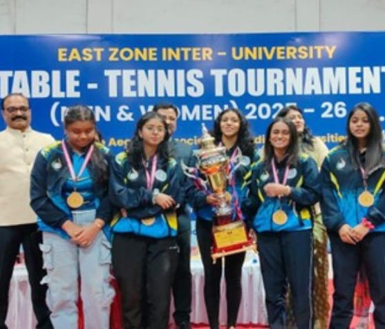 BESC Excels at East Zone Inter University Table Tennis Championship