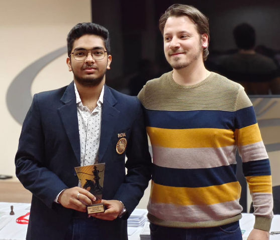 Aayush Bhattacherjee Wins International Chess Title in Europe