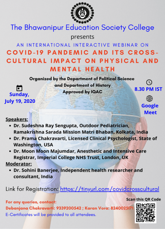 COVID-19 pandemic and its cross-cultural impact on physical and mental health