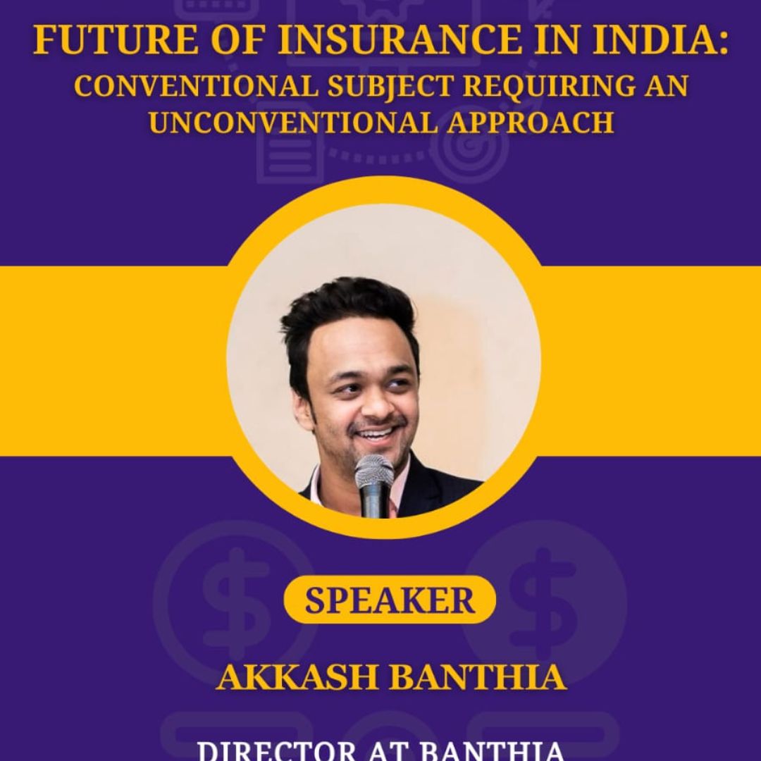 Report on the Corporate Talk Series on  “The Future of Insurance in India: A Conventional Subject Requiring an Unconventional Approach.” Hosted by the Department of Business Administration